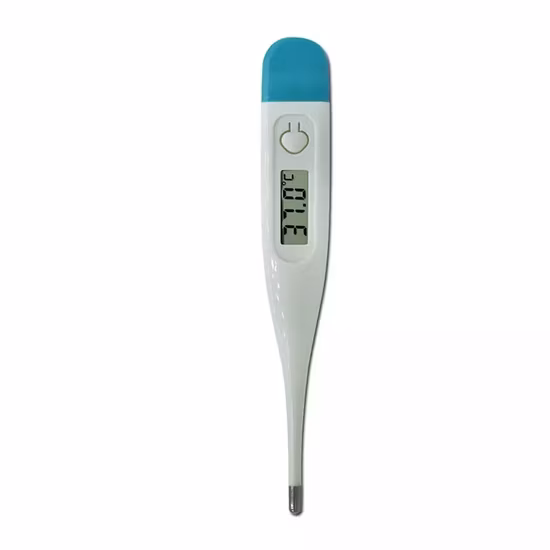 Verwendung zu Hause im Krankenhaus, starre, flexible, weiche, harte Spitze, wasserdichte medizinische LCD-Digitalsonde, elektronisches klinisches Digitalthermometer für Babys und Erwachsene mit CE FDA