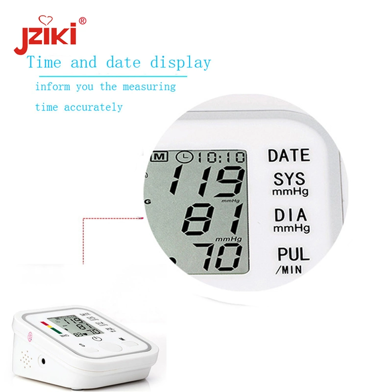 Jziki Talking Automatic Upper Arm Tensiometer Sphygmomanometer Digital Blood Pressure Monitor