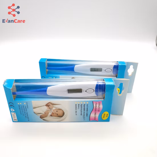 Willkommen, günstiger Preis, oraler Unterarm-Achselhöhlen-Rektaltest, Baby, Kind, Kind, Erwachsener, Fieber, klinisches Basal-Hardtip-starres digitales Thermometer