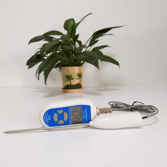 Hochtemperatur-Alarm-Timer, Lebensmittelthermometer, digitales Küchen-Handthermometer mit hoher Genauigkeit und IP68